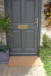 Coir 'Chedworth' striped doormat