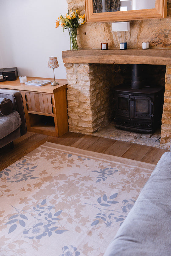 Recycled Rug - Gold Rose