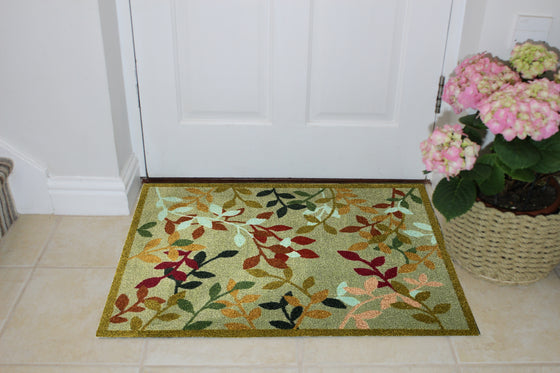 Copper Leaves recycled doormat - Atlantic Mats