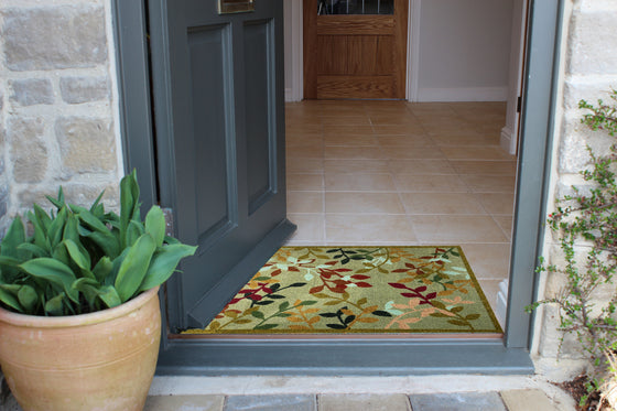 Copper Leaves recycled doormat - Atlantic Mats