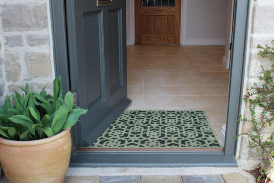 Jali Screen Green Curious Collection Ocean Mat - Atlantic Mats