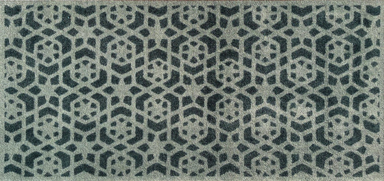 Jali Screen Green Curious Collection Ocean Mat Runner - Atlantic Mats