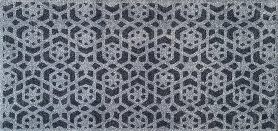 Jali Screen Grey Curious Collection Ocean Mat Runner - Atlantic Mats