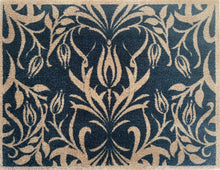  May Morris Tulip Blue Curious Collection Ocean Mat - Atlantic Mats