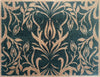 May Morris Tulip Green Curious Collection Ocean Mat - Atlantic Mats