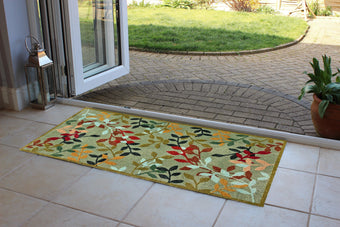 Recycled Copper Leaves runner