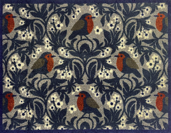 Recycled Winter Robin doormat - Atlantic Mats