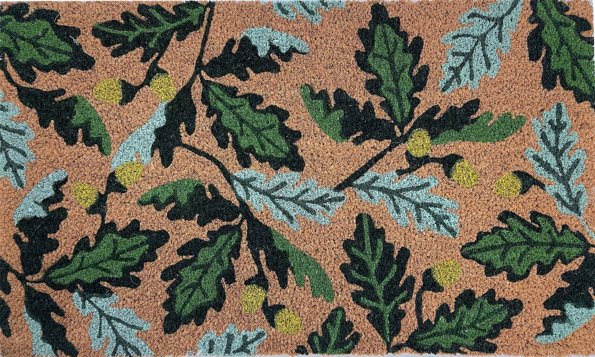Latex backed autumn coir doormat - RHS licenced - Latex backed ...