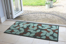  RHS Bloom Collection Ocean Mat Layered Leaf Runner - Atlantic Mats
