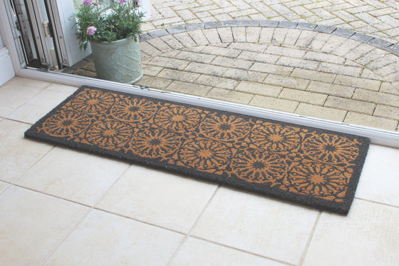 RHS Bloom Collection Starburst Coir Runner - Atlantic Mats