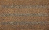 Atlantic Mats Tetbury striped doormat made from coir and seagrass.