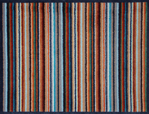 Bright Stripe recycled doormat - Atlantic Mats