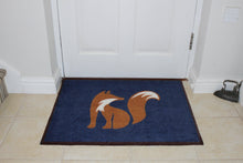 Load image into Gallery viewer, Midnight Fox recycled doormat - Atlantic Mats
