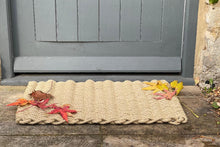 Load image into Gallery viewer, Natural coloured Outdoor Rope Doormat recycled doormat Atlantic Mats
