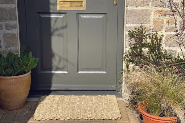 Handmade in the UK - Natural coloured rope doormat. – Atlantic Mats