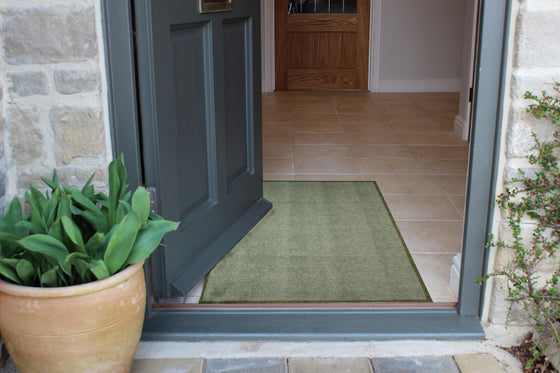 Recycled Plain Green runner - Atlantic Mats