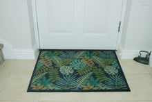 Load image into Gallery viewer, Tropical Leaf Ocean Mat recycled doormat Atlantic Mats
